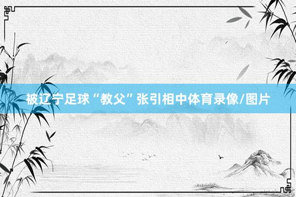 被辽宁足球“教父”张引相中体育录像/图片