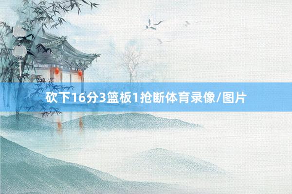 砍下16分3篮板1抢断体育录像/图片