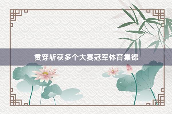 贯穿斩获多个大赛冠军体育集锦