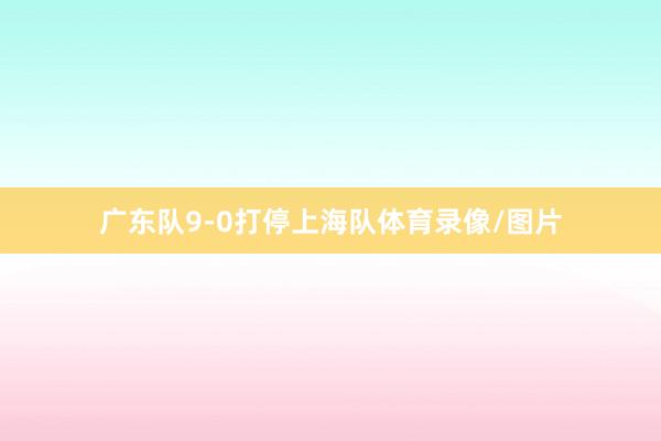 广东队9-0打停上海队体育录像/图片