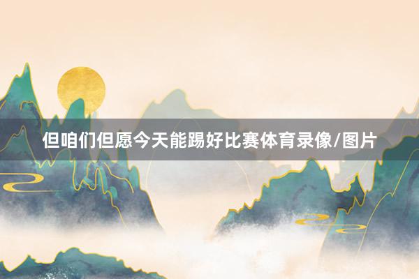 但咱们但愿今天能踢好比赛体育录像/图片
