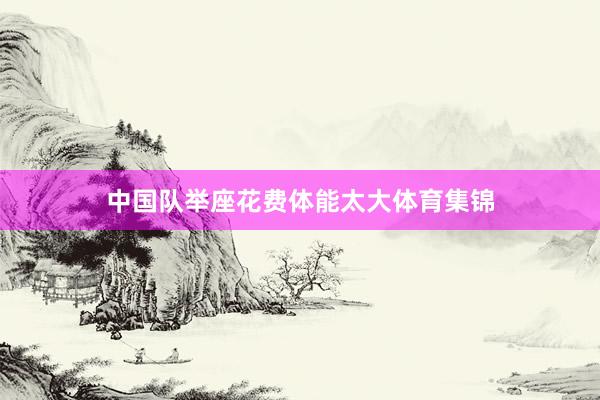中国队举座花费体能太大体育集锦