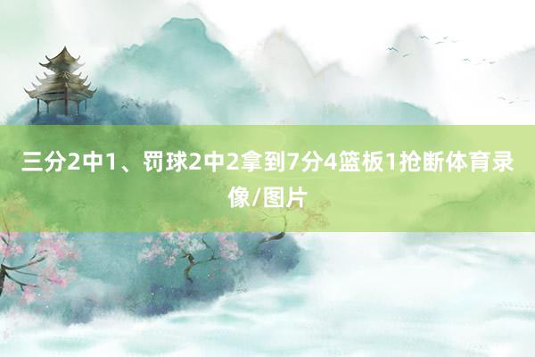 三分2中1、罚球2中2拿到7分4篮板1抢断体育录像/图片