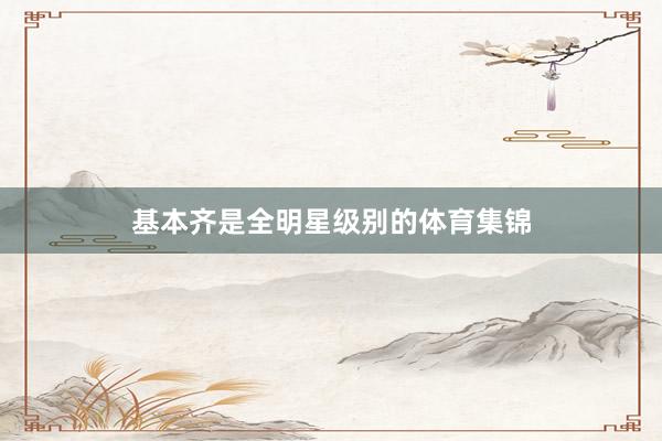 基本齐是全明星级别的体育集锦