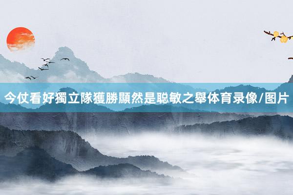 今仗看好獨立隊獲勝顯然是聪敏之舉体育录像/图片