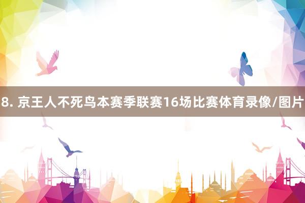 8. 京王人不死鸟本赛季联赛16场比赛体育录像/图片