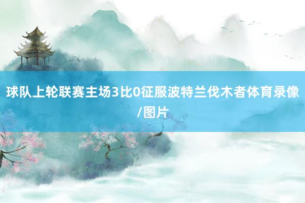 球队上轮联赛主场3比0征服波特兰伐木者体育录像/图片