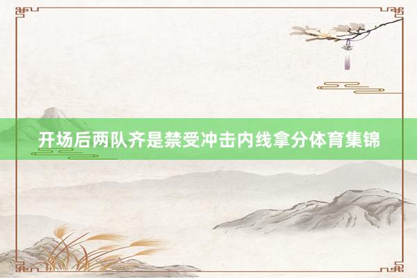 开场后两队齐是禁受冲击内线拿分体育集锦