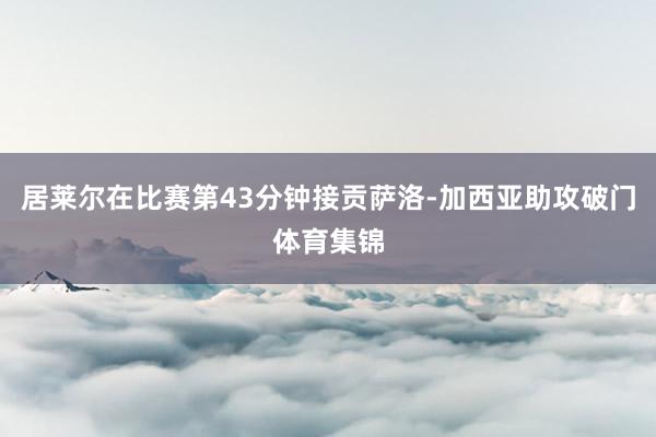 居莱尔在比赛第43分钟接贡萨洛-加西亚助攻破门体育集锦